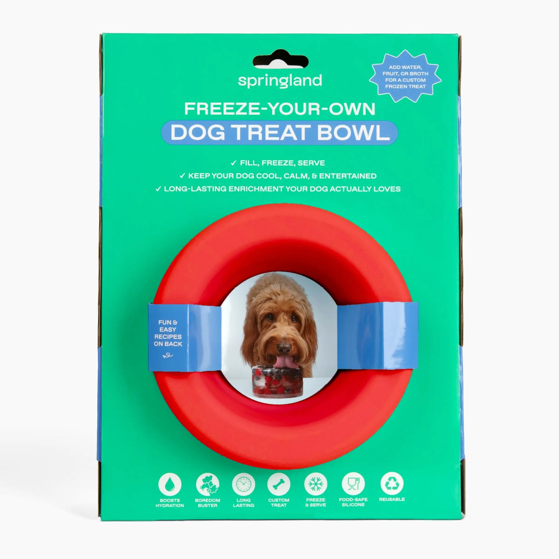 Customizable Frozen Dog Treat Bowl