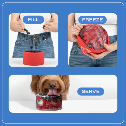 Customizable Frozen Dog Treat Bowl
